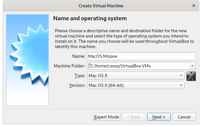 can i use mac iso for virtualbox